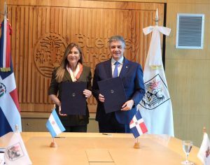 CIUDADES CAPITALES: Carolina Mejía y Jorge Macri firman convenio de cooperación entre Santo Domingo y Buenos Aires