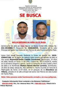 EL BUDA SE ESCAPA: Policía Nacional activa búsqueda de peligroso prófugo conocido como “El Buda”, quien escapó del CCR-Moca