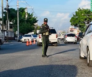 TRANSITO EN SD: DIGESETT extiende contraflujo en la avenida Padre Castellanos para agilizar el tránsito en horas matutina