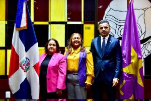 BUFETE DIRECTIVO: Bloque de diputados del PLD, en una reunión coordinada por comisión del CP, escoge a Ydenia Doñé como nueva vocera para año 2026-2027