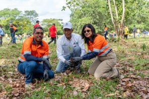 !RESCATE DE CUENCA! Barrick Pueblo Viejo reforesta 1.2 hectáreas de la cuenca del arroyo Margajita en Hatillo